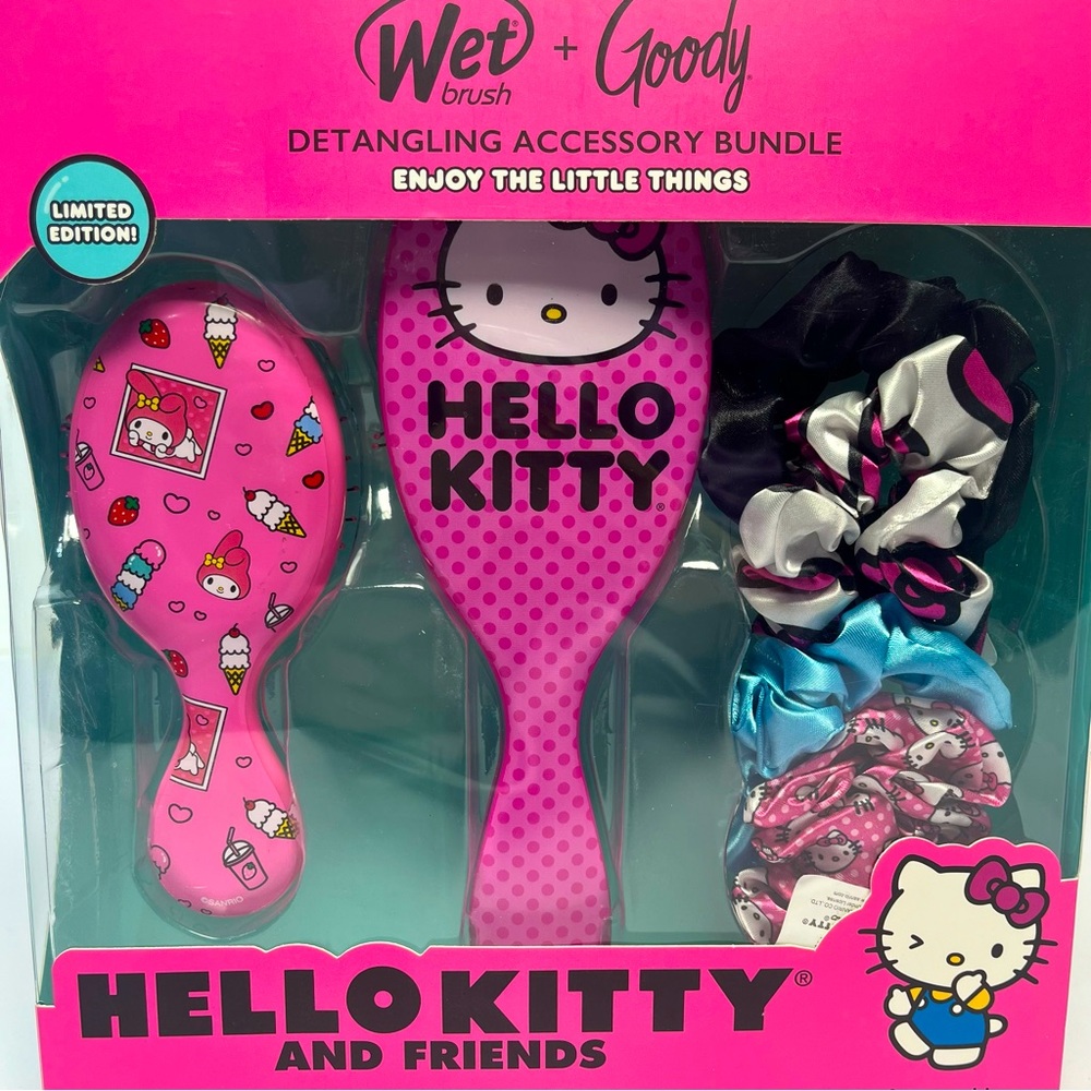 Limited Edition Hello Kitty & Friends Detangling Accessory Bundle! Brand New!!
